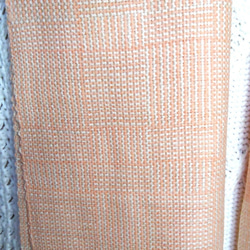 網代模様の手織りマフラー(薄手) 5枚目の画像