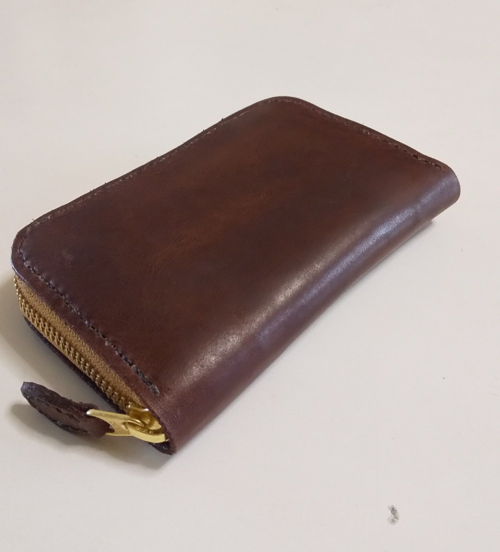 ハンドメイドラウンドファスナーハ―フウォレット―14