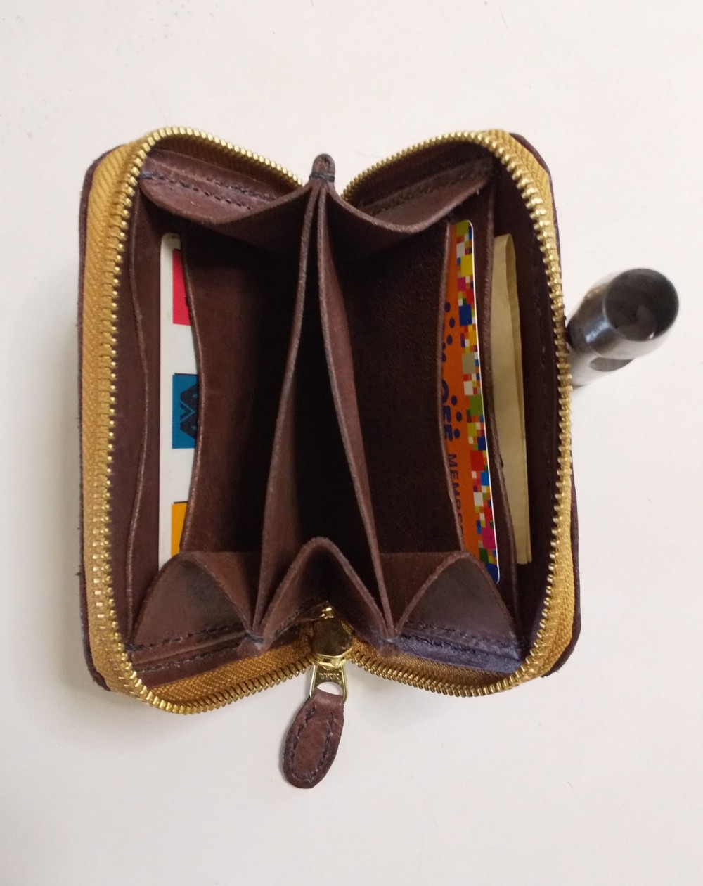 ハンドメイドラウンドファスナーハ―フウォレット―14