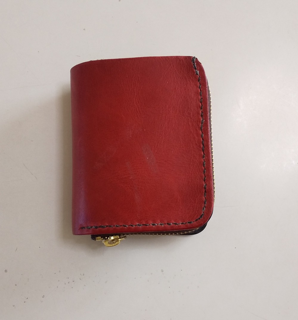 ハンドメイド・コンパクト二つ折り財布―11
