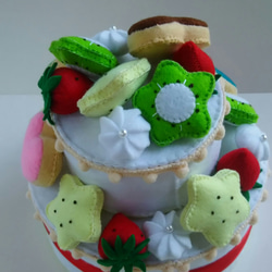 【受注製作】バースデーケーキ アニバーサリー 誕生日会 4枚目の画像