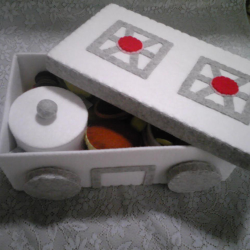 受注製作】おままごとコンロのセット♪グレー♪フェルト 雑貨