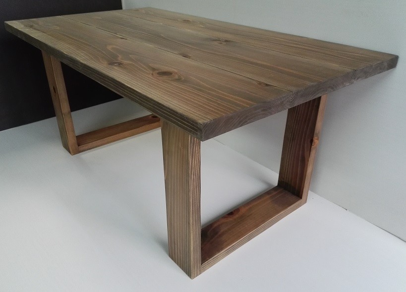 【男前な杉テーブル】 カフェ/ダイニングテーブル / 天然木/アンティーク風 /ワークテーブル/ローテーブル/デスク/机