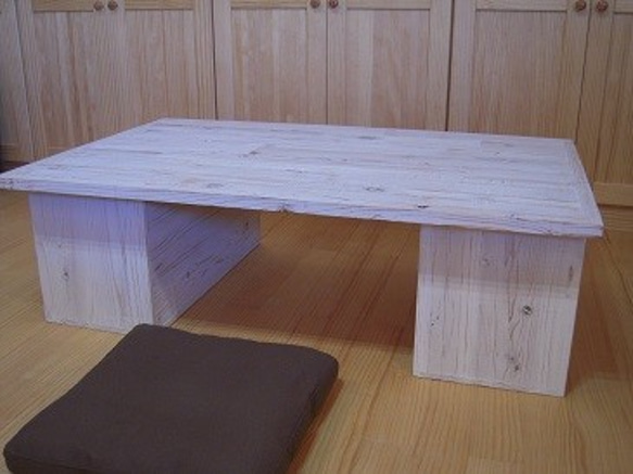 ラフフェイス　テーブルトップ 800N　 カフェテーブル/ビンテージ風テーブル / 天然木/ アンティク調/コタツ天板 8枚目の画像