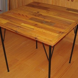 ラフフェイス　テーブルトップ 1200N　 カフェテーブル/ビンテージ風テーブル / 天然木/ アンティク調/コタツ天板 1枚目の画像