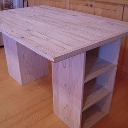 ラフフェイス　テーブルトップ 1200N　 カフェテーブル/ビンテージ風テーブル / 天然木/ アンティク調/コタツ天板 8枚目の画像