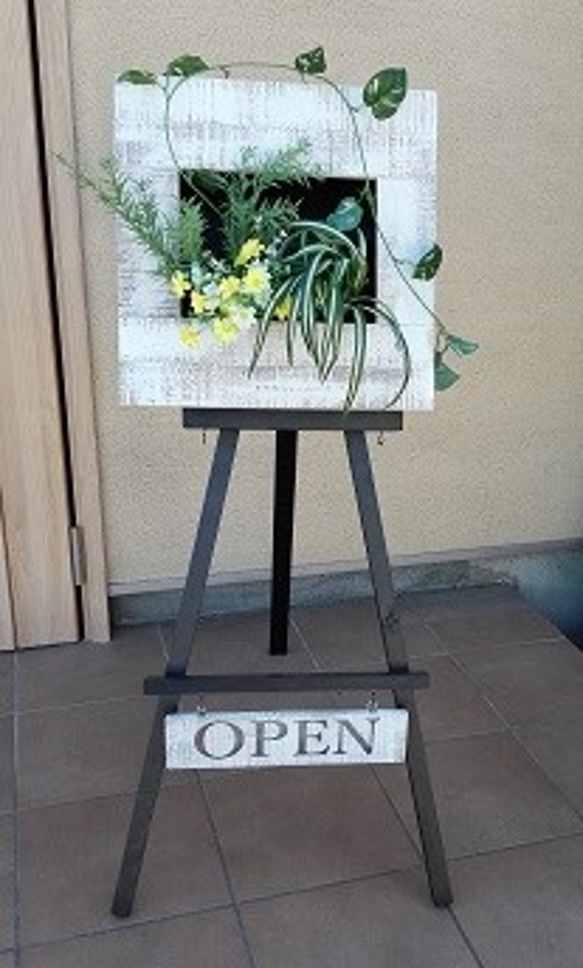 額縁 プランター イーゼル付き ガーデニング雑貨 多肉植物