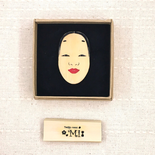 天然素材細工根付能面翁彫刻 和装小物 帯留め 着物希少品 時代物 時代 堤