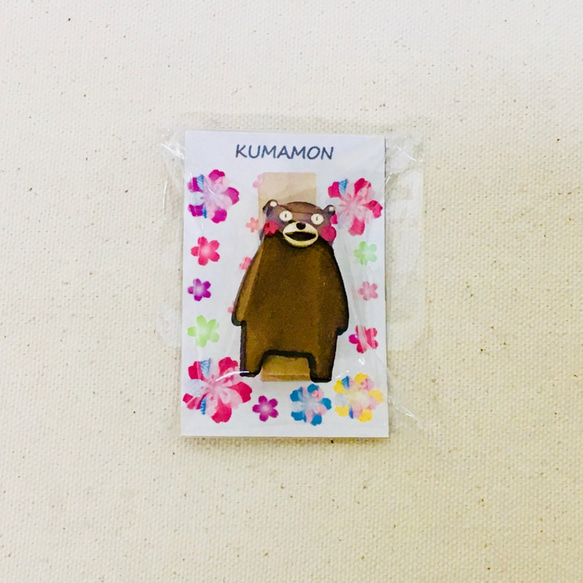 木製夾子 (Kumamon Ver,) 熊本地震災後重建支援！ 第3張的照片
