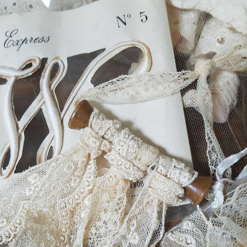 アンティークスプール レースガーランド タッセル レースサンプル