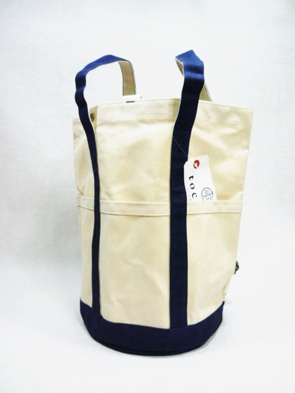 DAY TOTE　/  デイトート(キナリ) 10号 パラフィン キャンバス 4枚目の画像