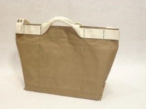 2WAY　SACOCHE TOTE /２WAYサコッシュトート(カーキ)　10号パラフィン キャンバス