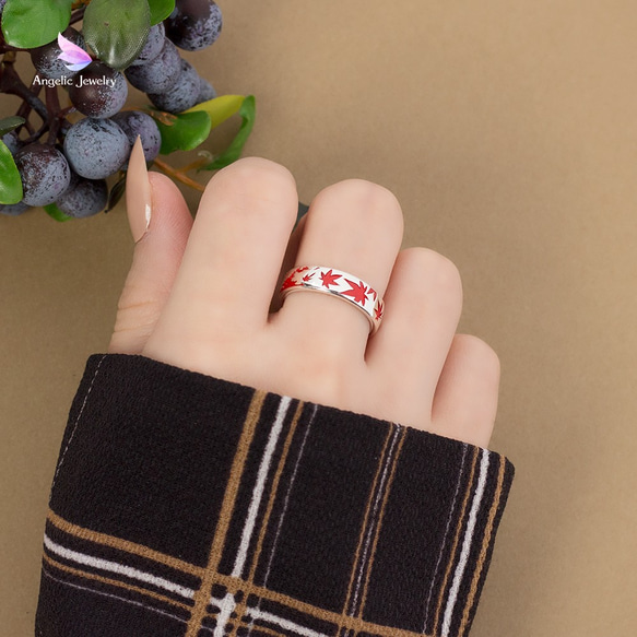 紅葉（もみじ）リング「期間限定販売」 3枚目の画像