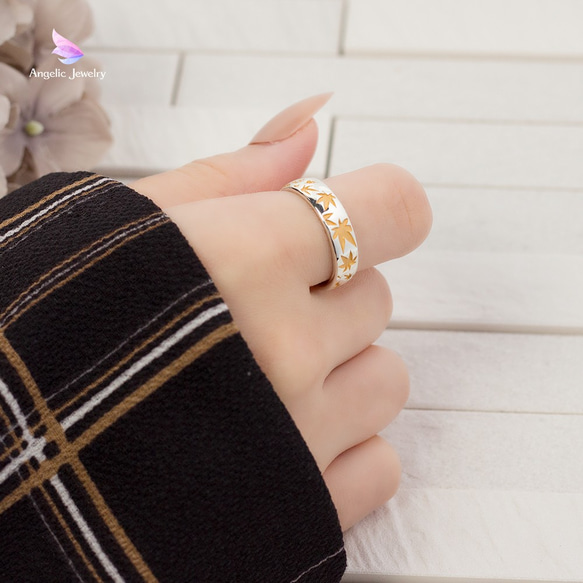 紅葉（もみじ）リング「期間限定販売」 5枚目の画像