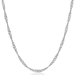 925 Sterling Silver 　スターリングシルバーチェーン　18インチ（４5ｃｍ）1個 2枚目の画像