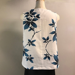 浴衣ノースリーブブラウス 青花  夏を先取りSALE! 5枚目の画像