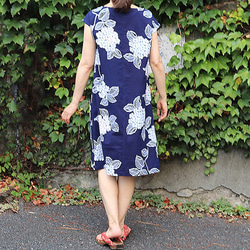 浴衣Aラインワンピース紫陽花 夏を先取りSALE! 2枚目の画像