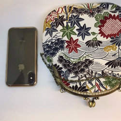 きものバック紅葉 （着物リメイク） 5枚目の画像