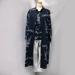 浴衣ノースリーブブラウス 菖蒲と流水文　SALE❗️ 7枚目の画像