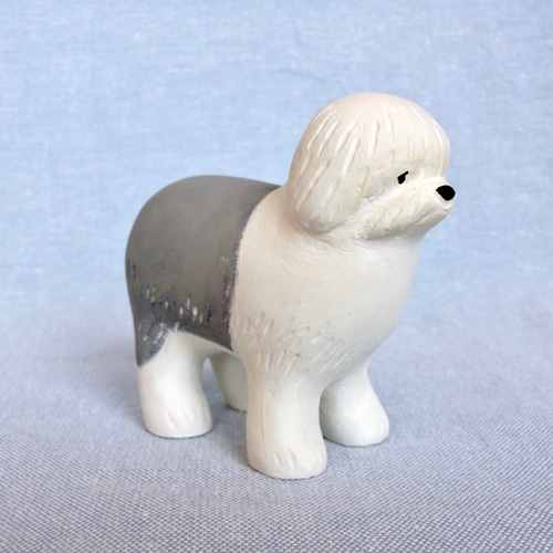 オールドイングリッシュシープドッグ 置物 - 置物、オブジェ