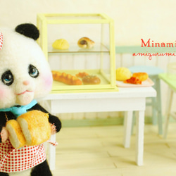 あみぐるみ「パンダのパン屋さん」 Minamin* 5枚目の画像