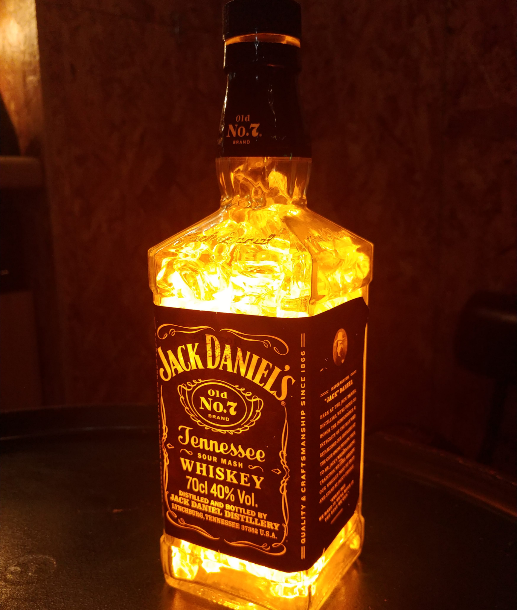 ジャックダニエル　スタンドボトルライト