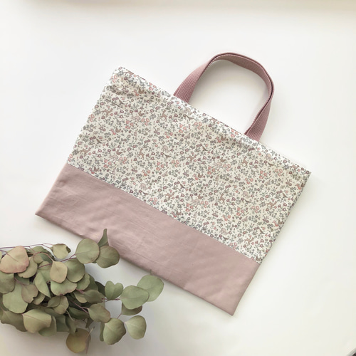 リバティメドウテイルズフレンチカラーレッスンバッグ