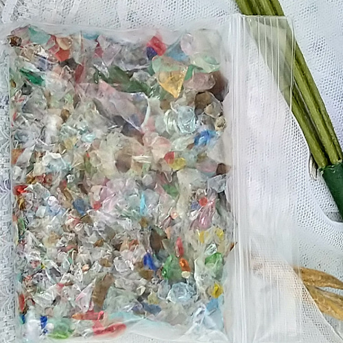 コズミックハートさんアンダラクリスタルさざれ100g 天然石