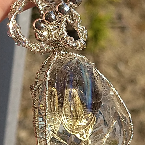 アンダラクリスタルエンジェルオーラペンダントトップ ペンダント