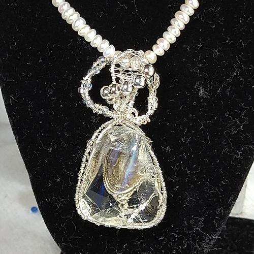 アンダラクリスタル　エンジェルオーラ アンダラクリスタルエンジェルオーラペンダントトップ ペンダント