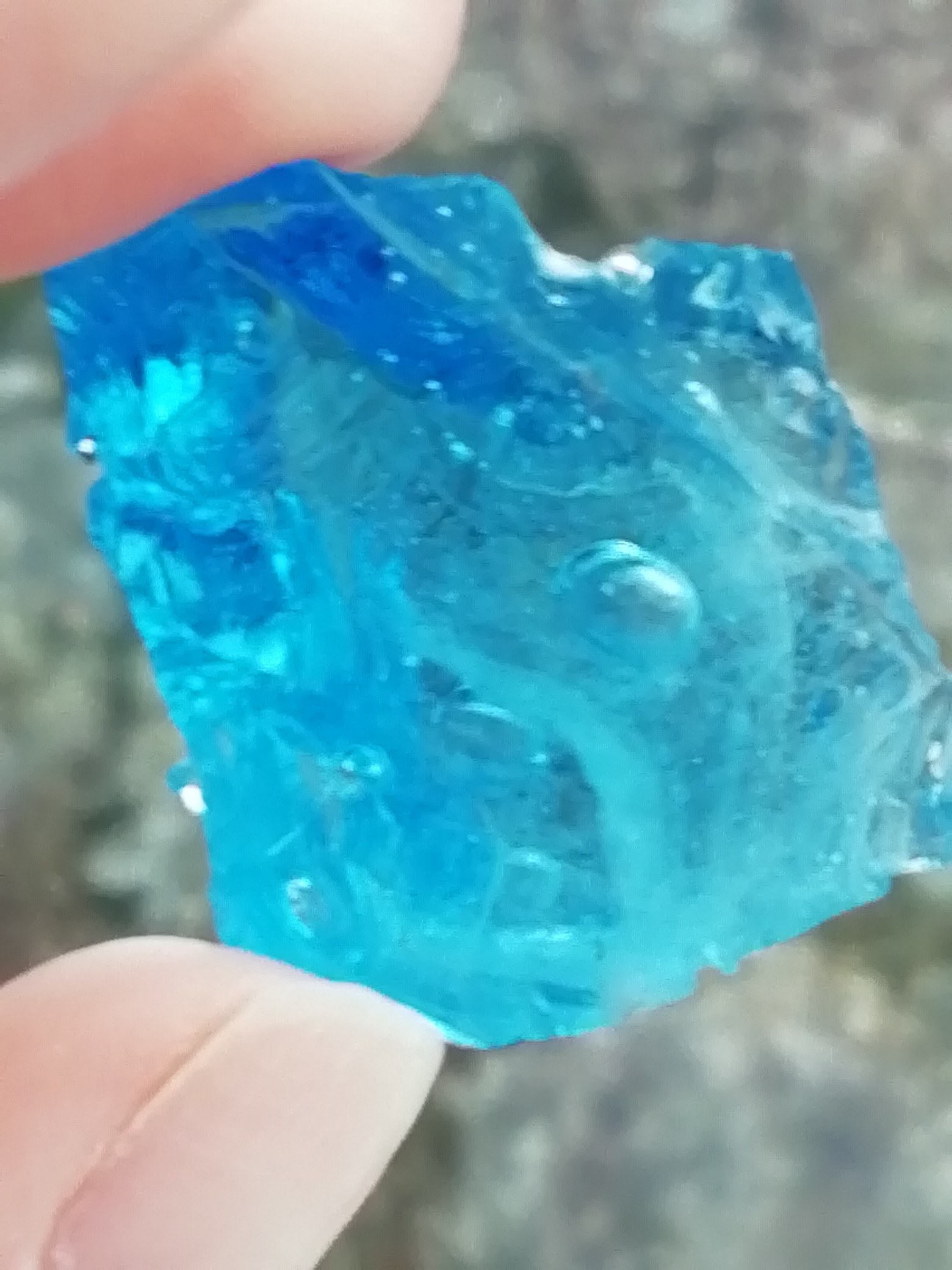 レムリアンアンダラクリスタルルミブルー10g 天然石 Sheer