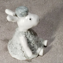 アニマルドール（ウサギ）陶人形 7枚目の画像