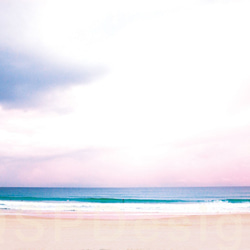 カランビン ピンクビーチ ポスター モダン 部屋 インテリア おしゃれ