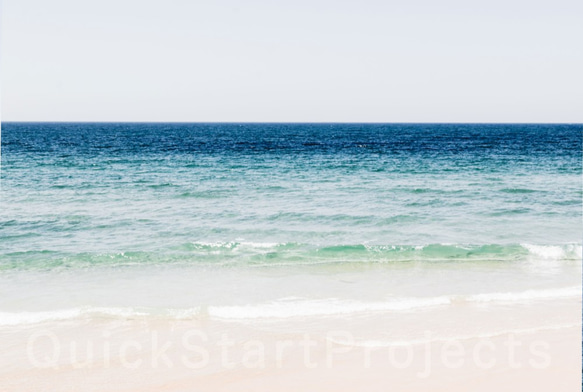 ビーチ 海と水平線 ポスター ミニマリストモダン 部屋 インテリア シンプル おしゃれ A3サイズ 7枚目の画像