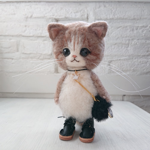 羊毛フェルト 猫 ぬいぐるみ 楽天市場】やまねこ 羊毛フェルト 猫 黒白 S サイズ 羊毛フェルト猫