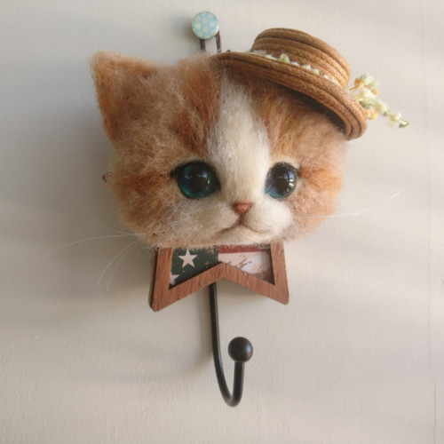 ☆むむ☆プロフィール☆ 様専用】 羊毛フェルト 猫 キーホルダー