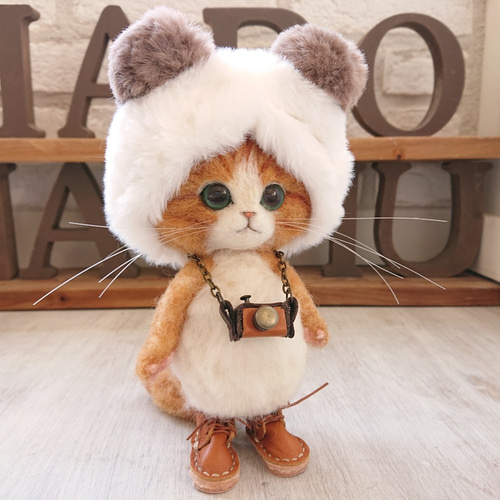 羊毛フェルト 猫 茶白猫雑貨 ぬいぐるみ マスコット 楽天市場】やまねこ 羊毛フェルト 猫 茶トラ白 Mサイズ 羊毛