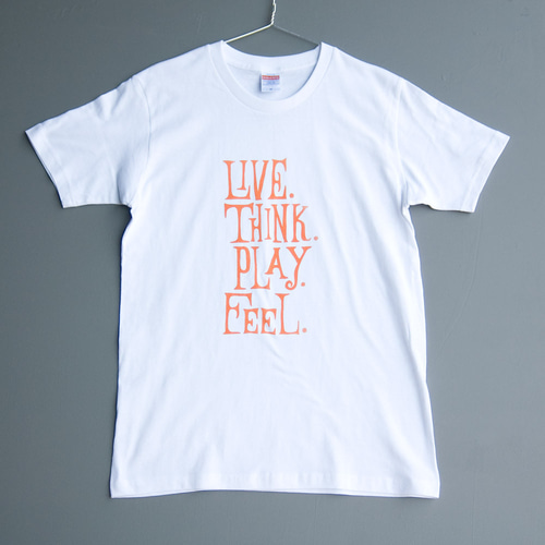 フロント ロゴ 文字 プリント T ホワイト 白 Tシャツ HEMWEAR