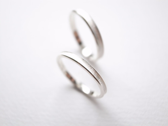 【pairing】Pt900/gloss ring 第5張的照片