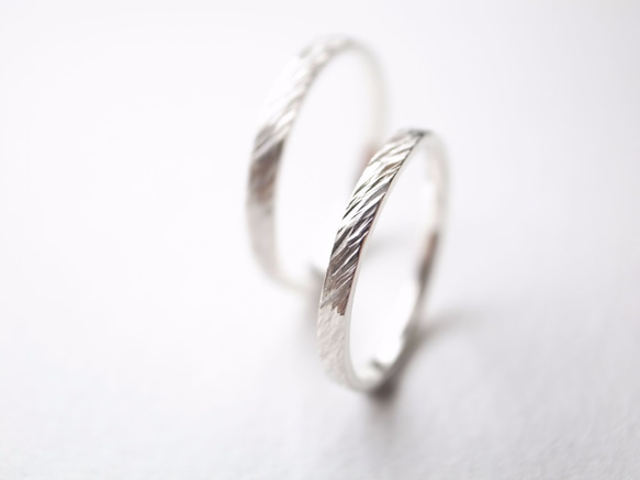 【pairing】Pt900/fur ring 第4張的照片