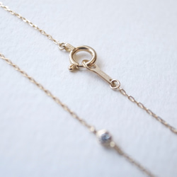 【set item】K18YG Diamond/2.5＆1.8 necklace＆bracelet 第4張的照片