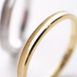 【pairing】K18YG・silver950/gloss ring 第2張的照片