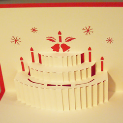 Creema Limited [含運費]聖誕蛋糕彈出卡 第2張的照片