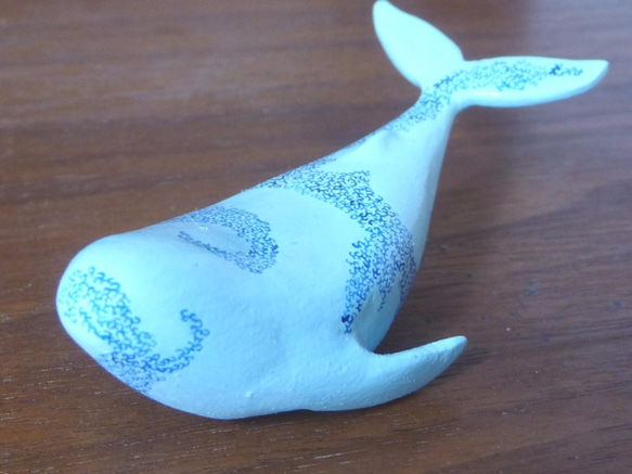mugen-karakusa クジラ（水色×青） 1枚目の画像