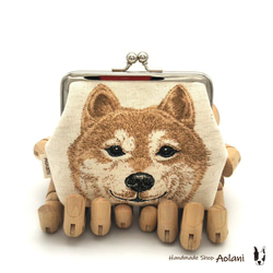 ◇ 可愛的柴犬 ☆ Gamaguchi Pouch 10.5cm ◇ A 世代 第2張的照片