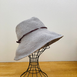 【再販】夏の帽子 《シルバー エンジ》 1枚目の画像