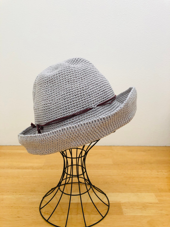 【再販】夏の帽子 《シルバー エンジ》 2枚目の画像