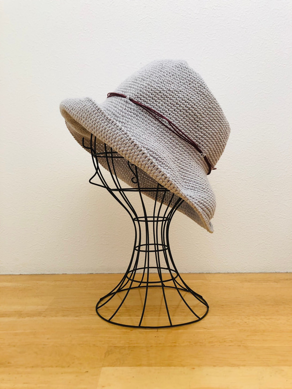 【再販】夏の帽子 《シルバー エンジ》 3枚目の画像