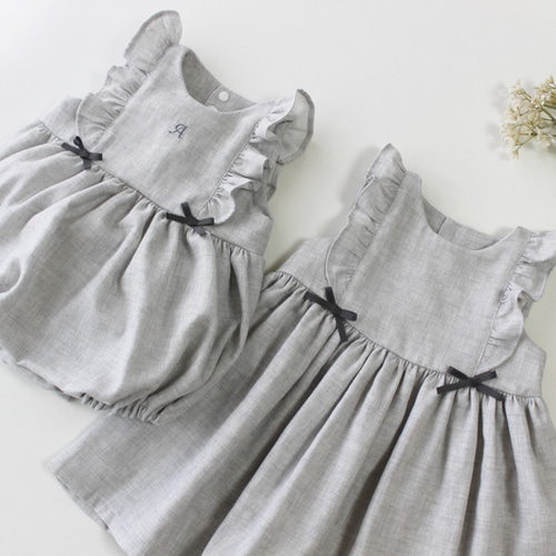 ワンピース　ロンパース ワンピース୨୧ ロンパース 姉妹お揃い 子供服 baby's breath