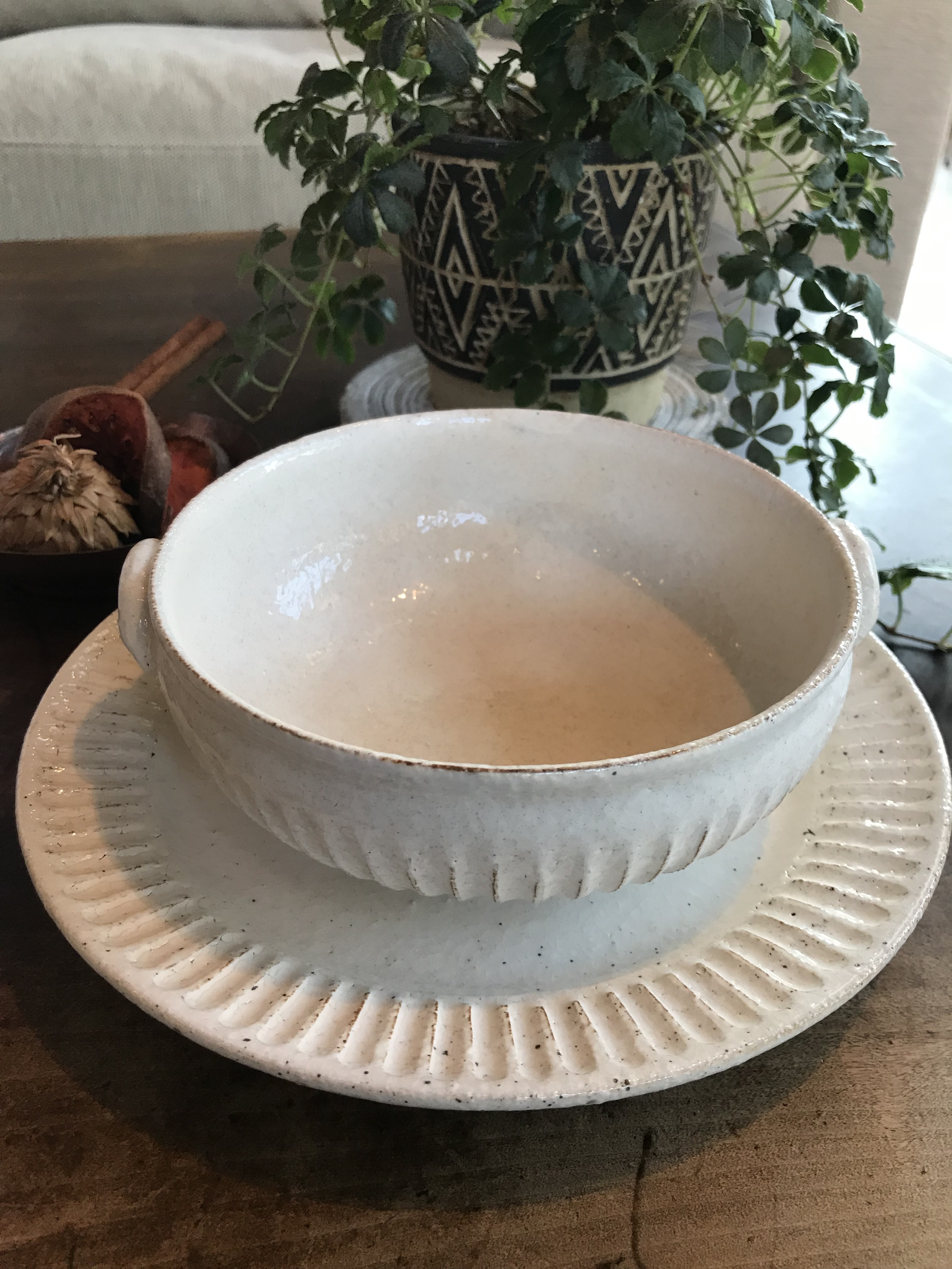 【メルマガ読者さん】スープボウルとプレートのセット☆受注可能☆